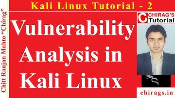 Kali Linux Tutorial 2 - Vulnerability Analysis Tools in Kali Linux