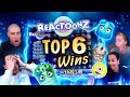 Top 6 biggest slot wins from reactoonz  gambling reactions