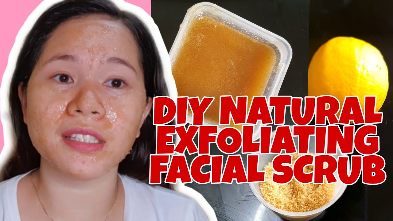 DIY NATURAL EXFOLIATING FACIAL SCRUBQUARANTINE EDITION 2020 YouTube