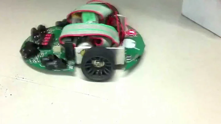 Micromouse "Kabutogani Yarou" - 180deg Turn (Improved)