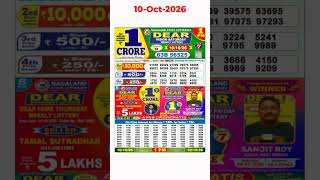 Dear Lottery 1 PM Result Today 🔴 | Live Draw Update | Lottery Sambad