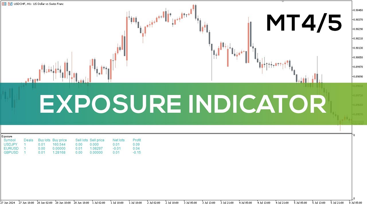 Exposure Indicator Numbers Exposure Indicator for MT4 and MT5 - OVERVIEW - YouTube
