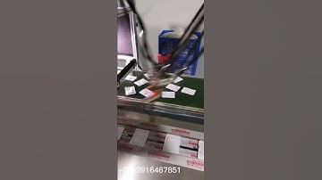 Delta robot spider arm sorting machine for pharmaceutical industry fever sachet