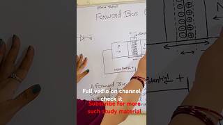 Forward bias PN junction diode #shorts #engineeringsubjects #pnjunction #pnjunctiondiode #study