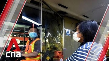 COVID-19: SBS Transit trials plastic shields on six buses to protect drivers