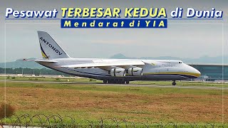 ANTONOV AN-124 Mendarat di Yogyakarta International Airport (YIA/WAHI)