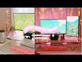 Cute gaming setup  pink and white aesthetic