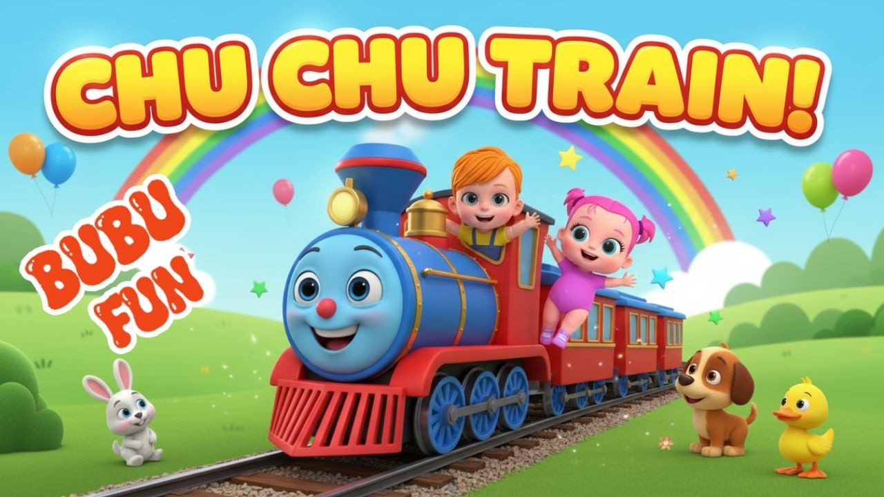 Chu Chu Train 🚂 Kids Song | Fun Train Adventure | Nursery Rhymes & Baby Songs | BuBu Fun