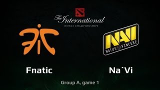 : Na`Vi vs Fnatic, TI3 Group A, game 1