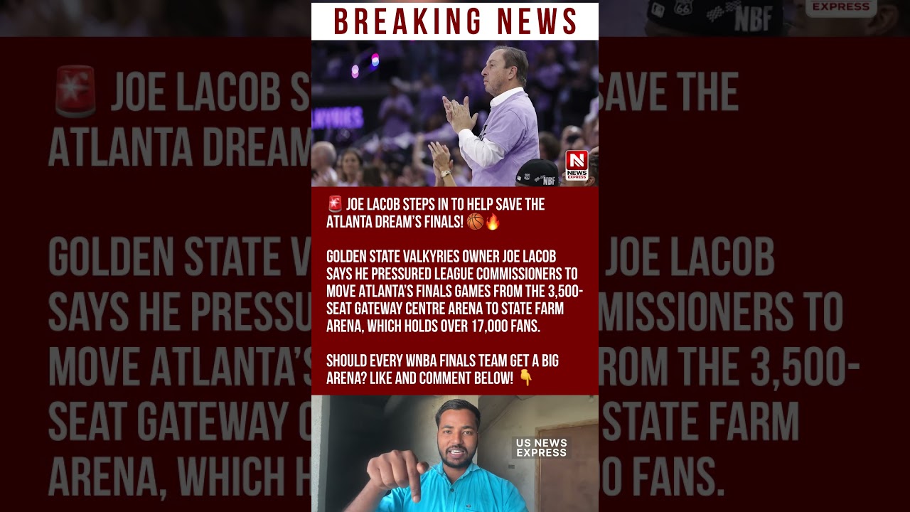 ⁣🔥 JOE LACOB STEPS IN! WNBA FINALS ARE MOVED TO A BIGGER ARENA! #shorts