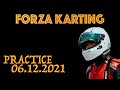 Forza Karting MIKS. Practice. 06.12.2021.