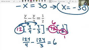 1.1 Linear Equation and Inequalities