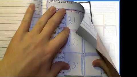 Opinion/Argumentative Paragraphs: Interactive Notebook Activity (IWN L25)