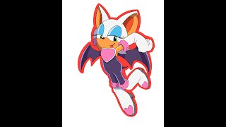 【SpeedPaint】Sonic The Hedgehog Rouge jump
