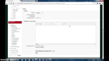 Annotating pdf submissions in the browser