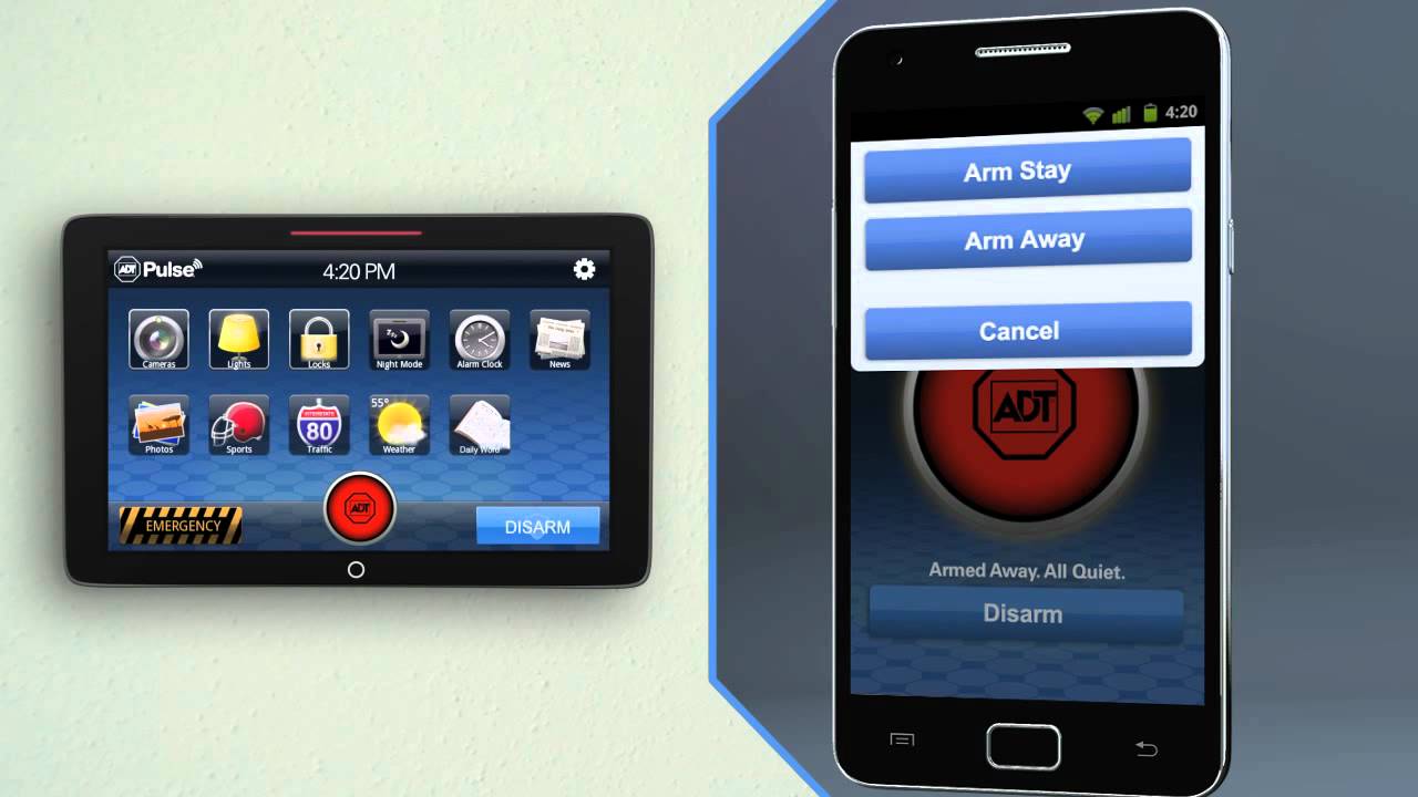 ¿Cómo armo mi alarma ADT con control remoto?