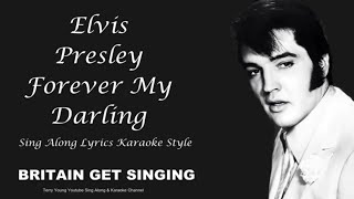 Elvis Presley Pledging My Love Sing Along Lyrics chords