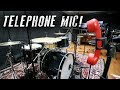 Recording Drums With a Telephone - DIY -