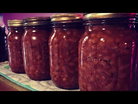 Canning Baked Beans from the Amish Canning Book