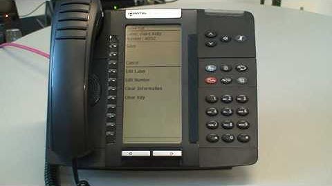 VOIP phone guide - Speed Dial - Edit or remove a speed dial