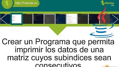 arrays – java (imprimir datos matriz subindices consecutivos)