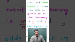 PROBABILITY TIPS-odds in favor and against #maths #gcsemath #ibmath #cbsemath #iscmath #probability