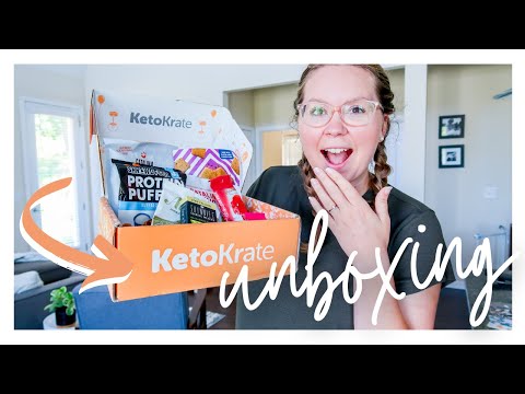 KETO KRATE Unboxing & Taste Test | keto + low carb subscription snack box