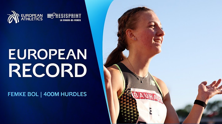 EUROPEAN RECORD! 🔥 50.95 for Femke Bol in La-Chaux-de-Fonds!