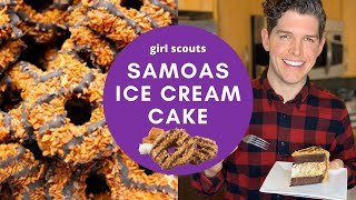 How to Make a Samoas Girl Scout Ice Cream Cake