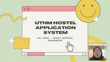 BIC 20904 (OOP) | GROUP 7 | UTHM HOSTEL APPLICATION SYSTEM