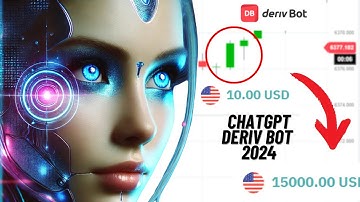 🤖CHATGPT DERIV BOT 2024 - No Loss Binary Trading on Real Account
