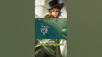 Zorro - Gallant Swordsman #heroesevolved #moba