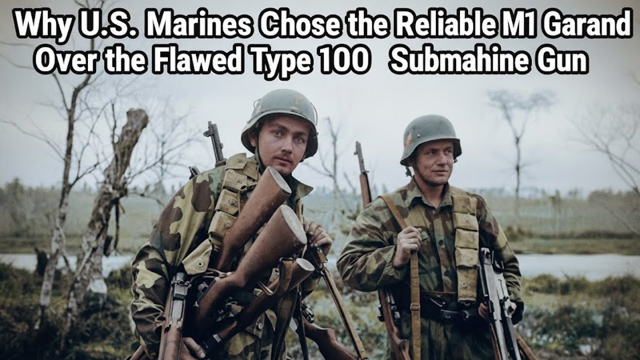 Why U.S. Marines Chose the Reliable M1 Garand Over the Flawed Type 100 Submachine Gun