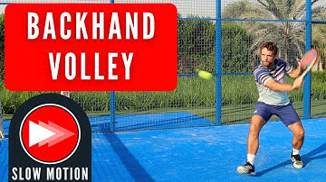 Backhand Volley - Padel Technical Breakdown