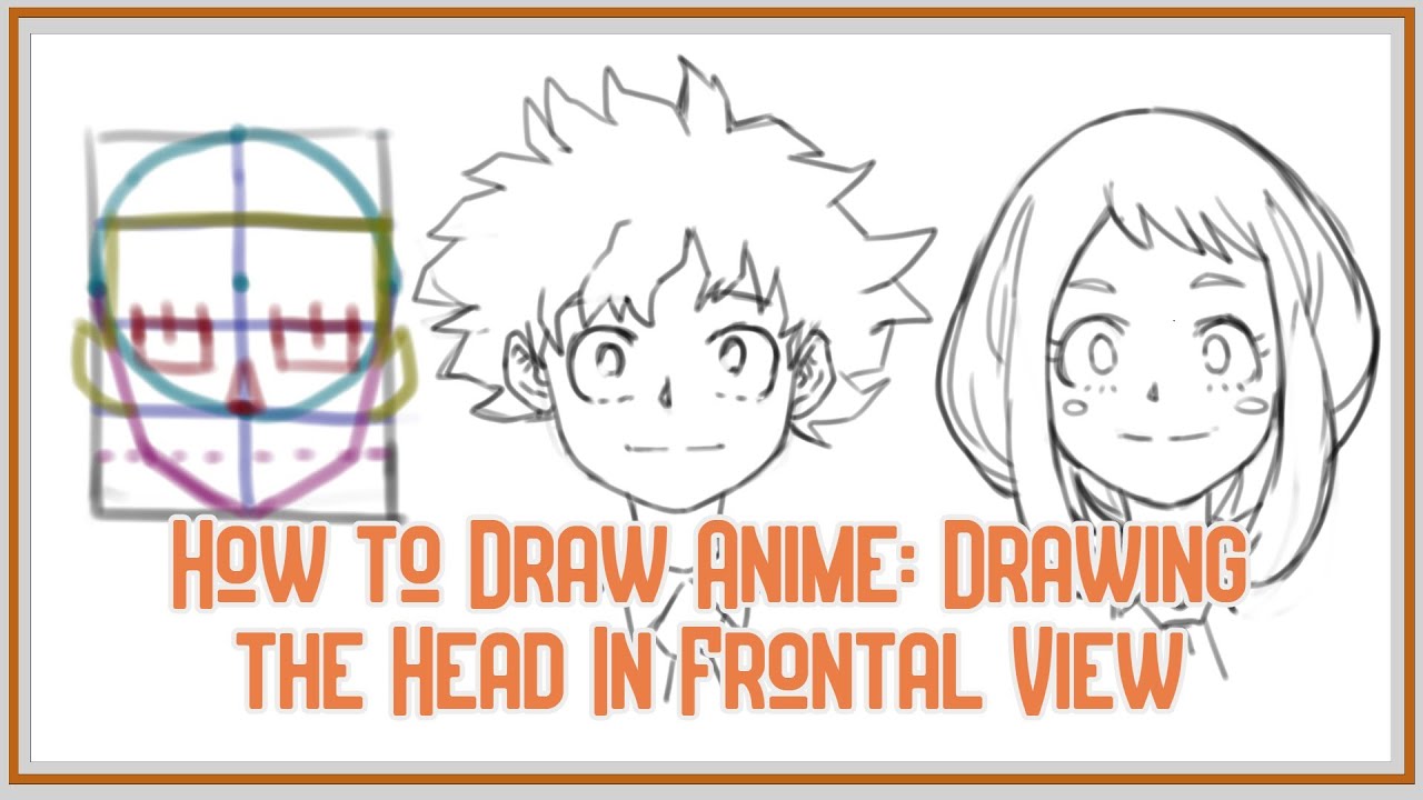 How to Draw Anime Head in Different Angles Part 1 Left Column Slow  Narrated  YouTube