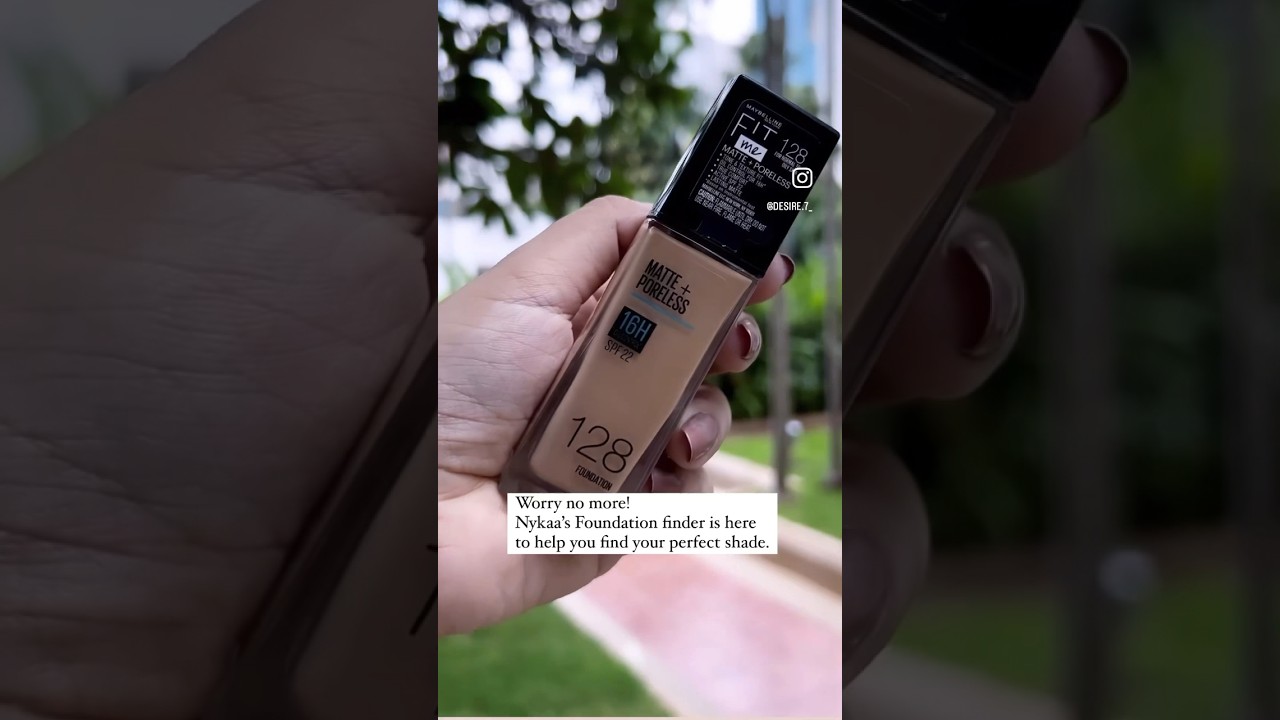 Nykaa Foundation finder Maybelline Fit me Foundation Affordable