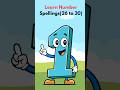 Numbers Spelling 1 to 100 | Number Names 1–100 | Kids Learning Numbers Spelling #shorts