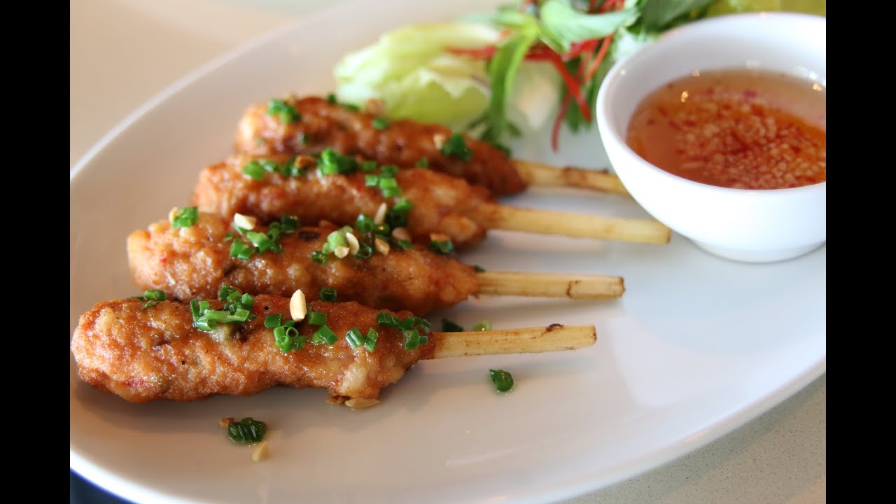 Sugar Cane Skewered Shrimp Recipe