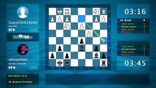 Chess Game Analysis: Guest50434282 - amopollon, 0-1 (By ChessFriends.com)