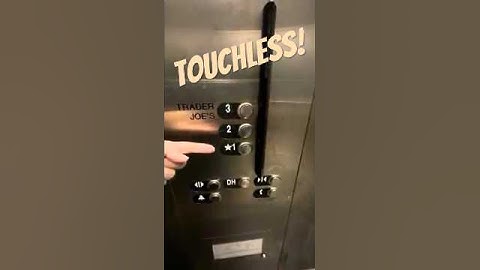 KONE Elevator Ride | Phantom Touchless Sensor Lift Buttons | Shops on Lake Trader Joe’s, Pasadena CA