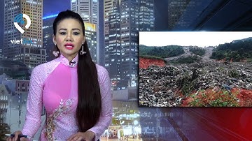 Núi rác Cam Ly đổ ập xuống thật đáng sợ