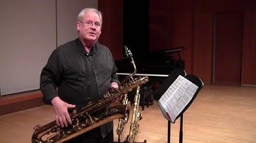 BARITONE SAXOPHONE Etude - 3. Jazz Articulation - Jazz (Set 2 - 2016)