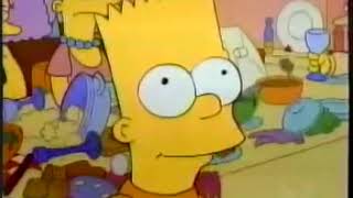 The Simpsons Fox Promo 1993 Bart Vs. Thanksgiving S02E07 10 Second