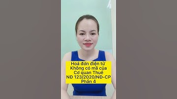 Hóa đơn điện tử không có mã của cơ quan thuế. NĐ 123/2020/NĐ-CP #ketoankimi #shorts #ketoanthucte
