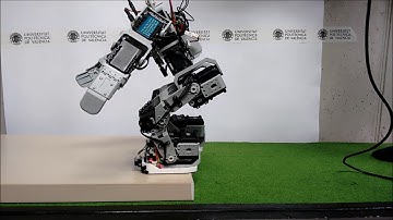 Bioloid humanoid robot controlled by BeagleBone Black board