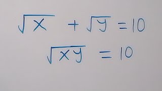 Germany | A Nice Math Olympiad Problem | X = ? & Y = ?