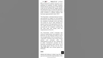 Applicability of GST on Works Contracts entered before the GST Implementation#gst #gst portal #cbic