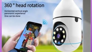 How to Install Bulb Wifi Cctv Camera