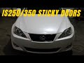 HOW TO FIX LEXUS IS250/350 STICKY DOOR PANELS!