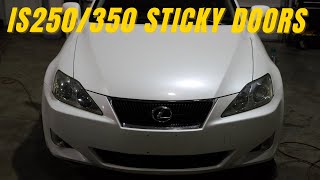 HOW TO FIX LEXUS IS250/350 STICKY DOOR PANELS!